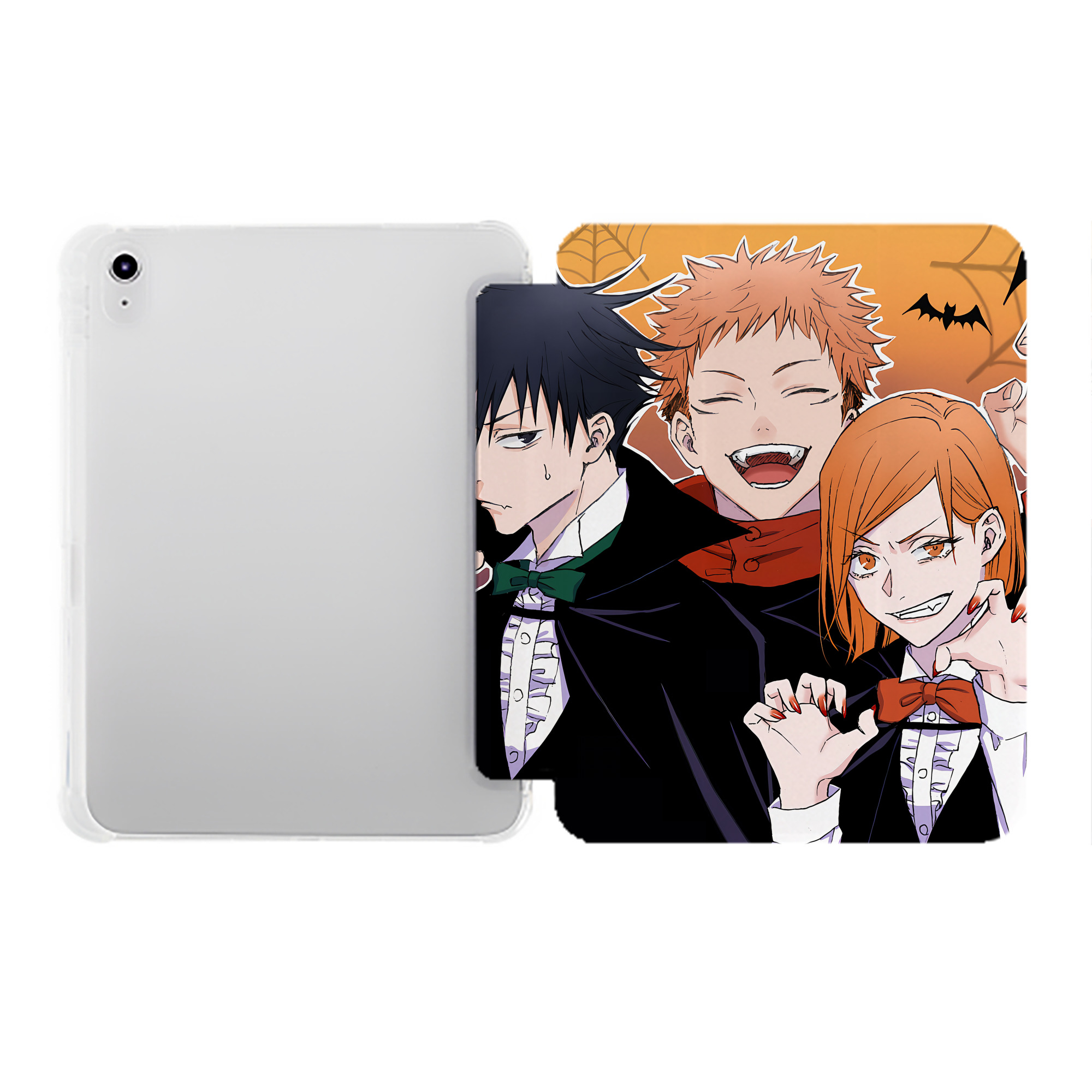 （画像用） SPY×FAMILY间谍家家酒 IPad ケース ペン収納付き 三つ折りスタンド PUレザー×シリコン 対応機種9.5/10.5/10.9インチ